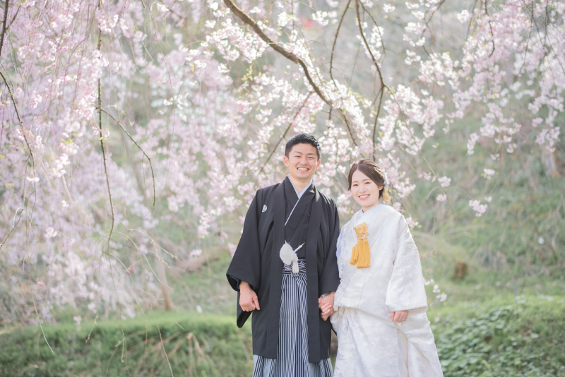 予約スタート!【桜フォト】毎年ご予約を多くいただく時期の撮影ですのでお早目にお問合せください!和装 全データ プラン