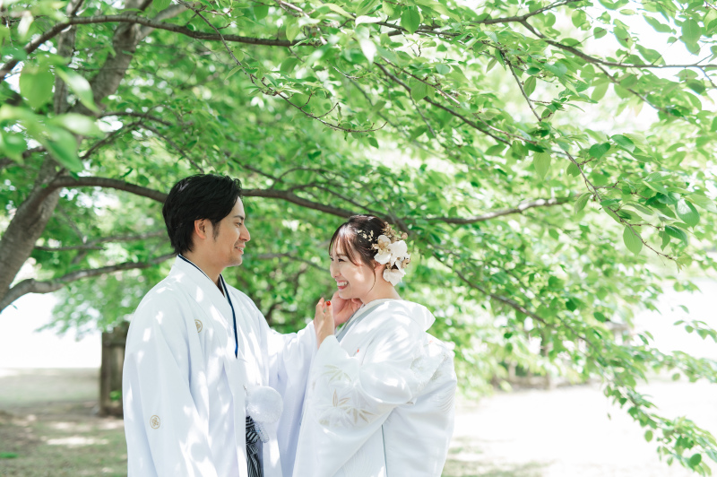 5月~7月限定プラン!木漏れ日と白無垢や色打掛、春から初夏だけの特別撮影