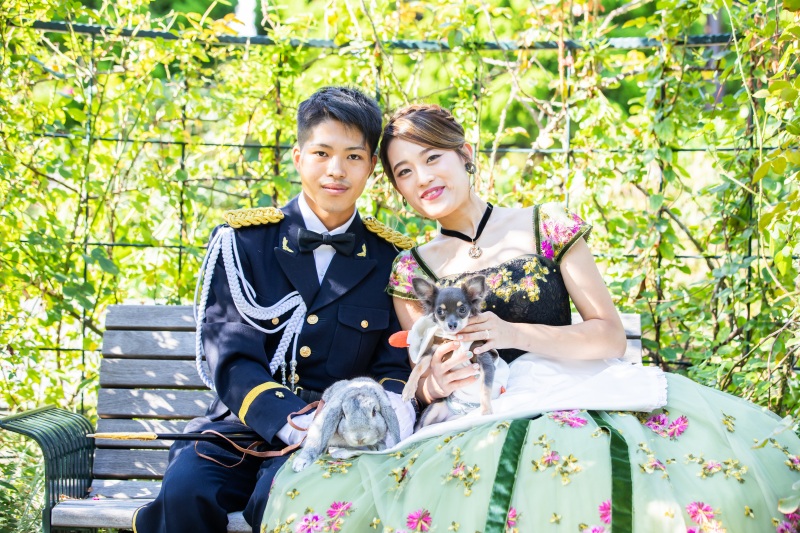 大切なペットと一緒に