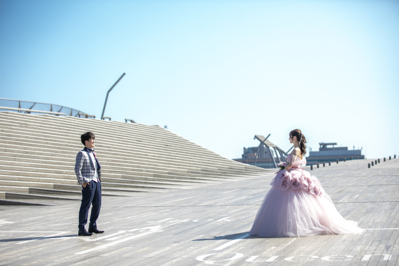 向き合いショット