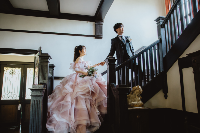 「外交官の家」館内から撮影スタート！