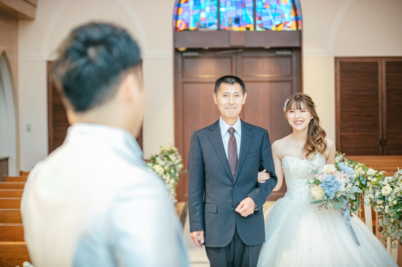 新婦入場シーン
