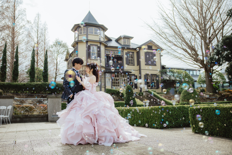 シャボン玉ショット