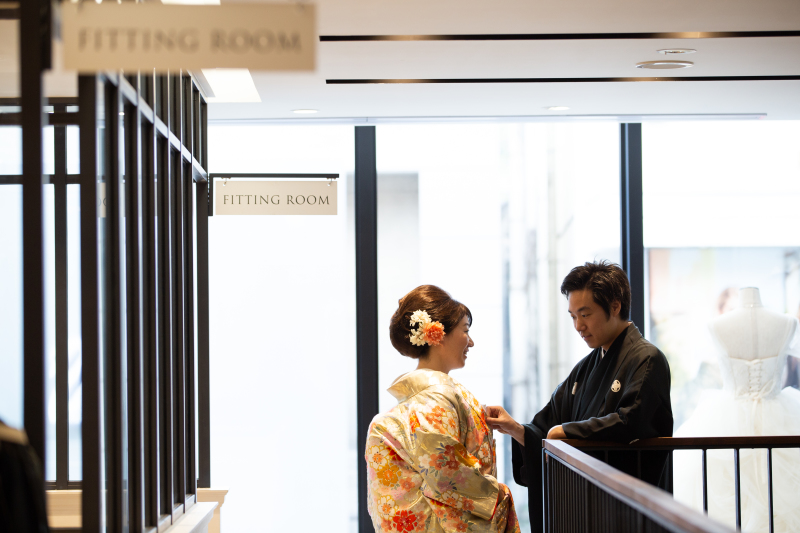 FLAREの2階でお支度完了