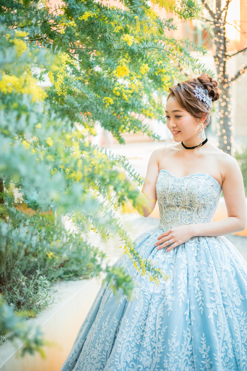 ミモザと一緒にソロショット