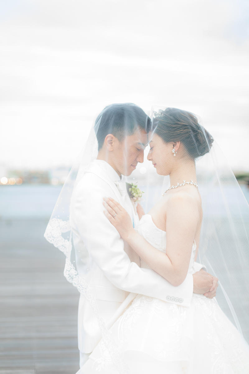 おでこをこつんと♡