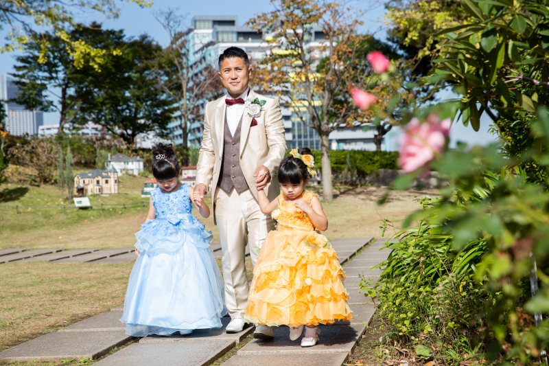 パパがエスコート