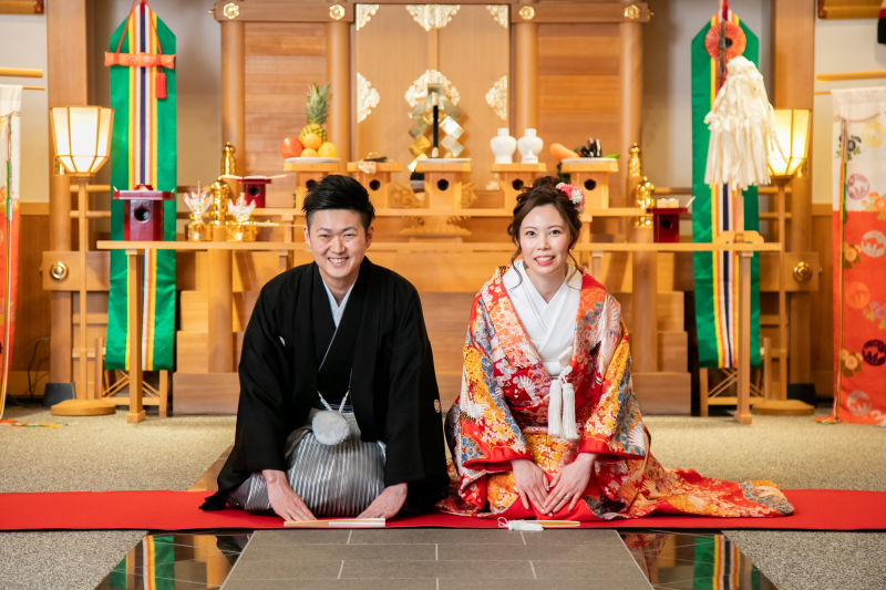 定番の正座ショット