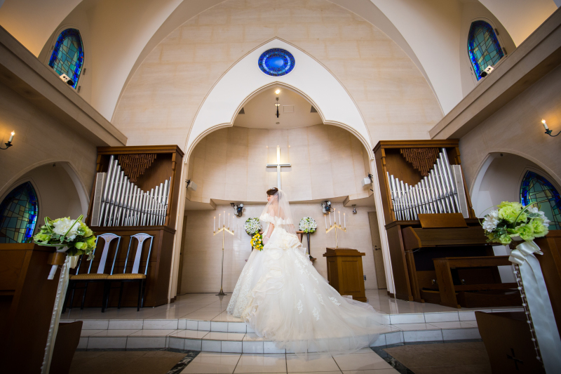 チャペルでの撮影です