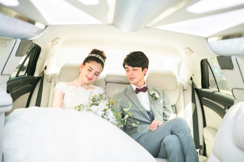 移動中のリムジンで✨