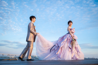  【キヨコハタドレス】大桟橋ロケーション撮影