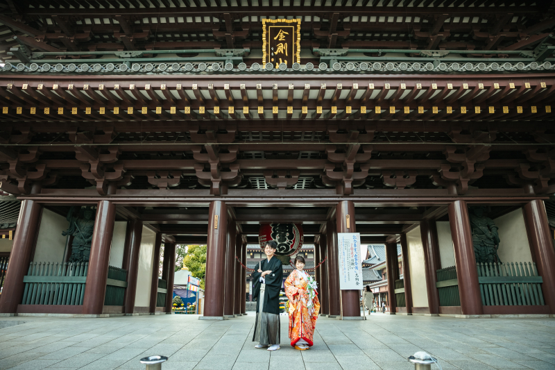 迫力の大山門！