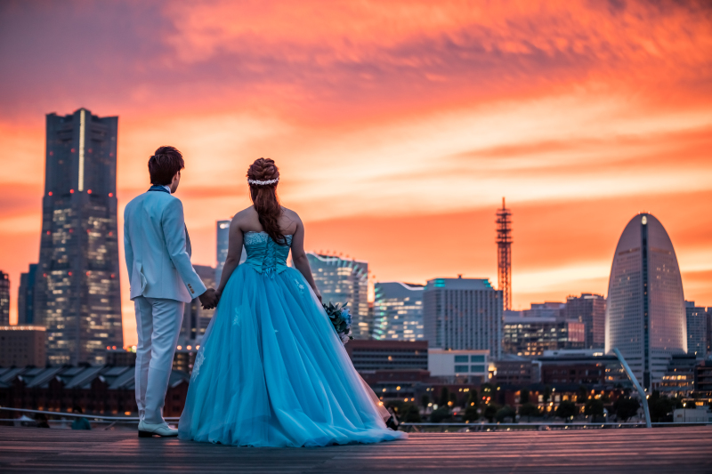 日が沈んできて・・・