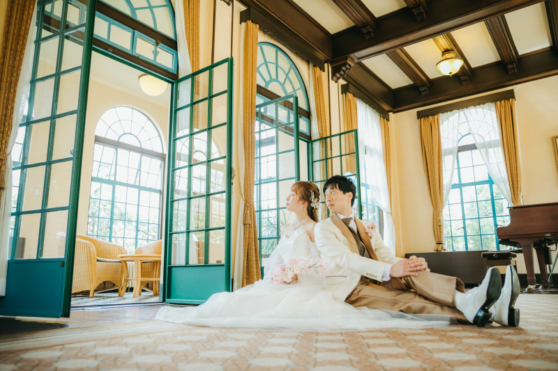 お座りショット