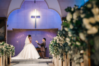 プロポーズシーン撮影