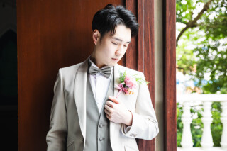 ご新郎様ヘアセット