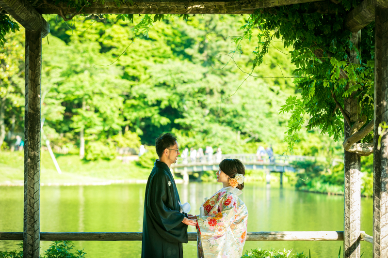 FLARE横浜元町本店_庭園で撮影できる