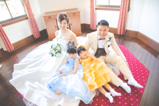 お子様もかわいくドレスアップしましょ♡