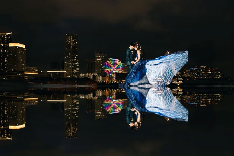 【横浜の夜景で】小物アイテムがついてくる♪洋装ロケーション撮影プラン