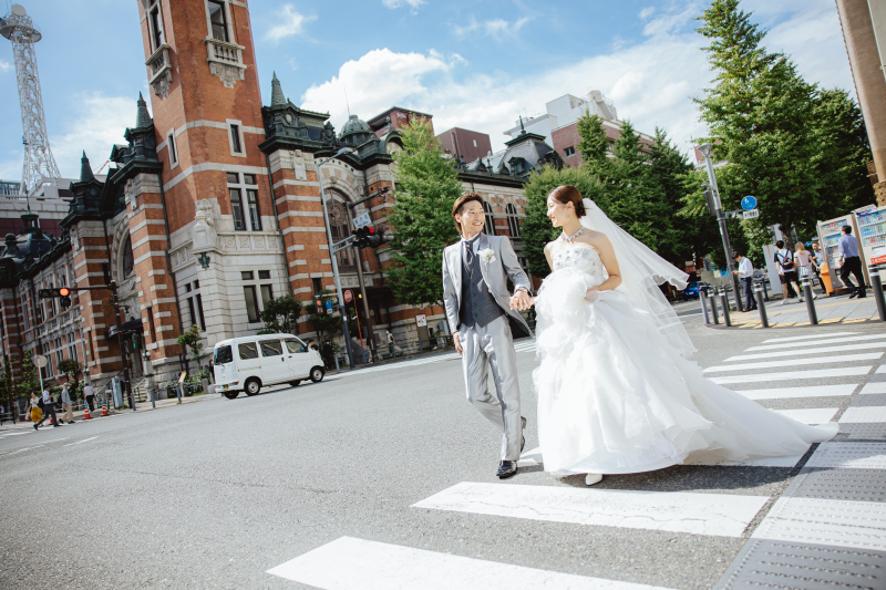 新規来店時に衣装見学付き■横浜市開港記念会館■歴史あるレンガ造りの洋館でロマン溢れる撮影を