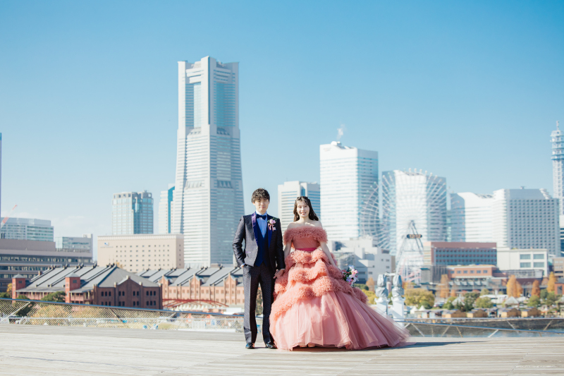 新規来店時に衣装見学付き■大さん橋■明るい時間帯の撮影