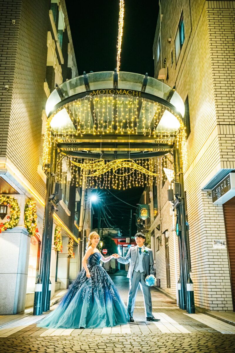 【横浜の夜景で】小物アイテムがついてくる♪洋装ロケーション撮影プラン