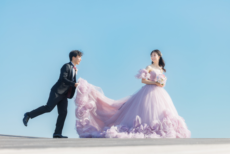 新規来店時に衣装見学付き■大さん橋■明るい時間帯の撮影