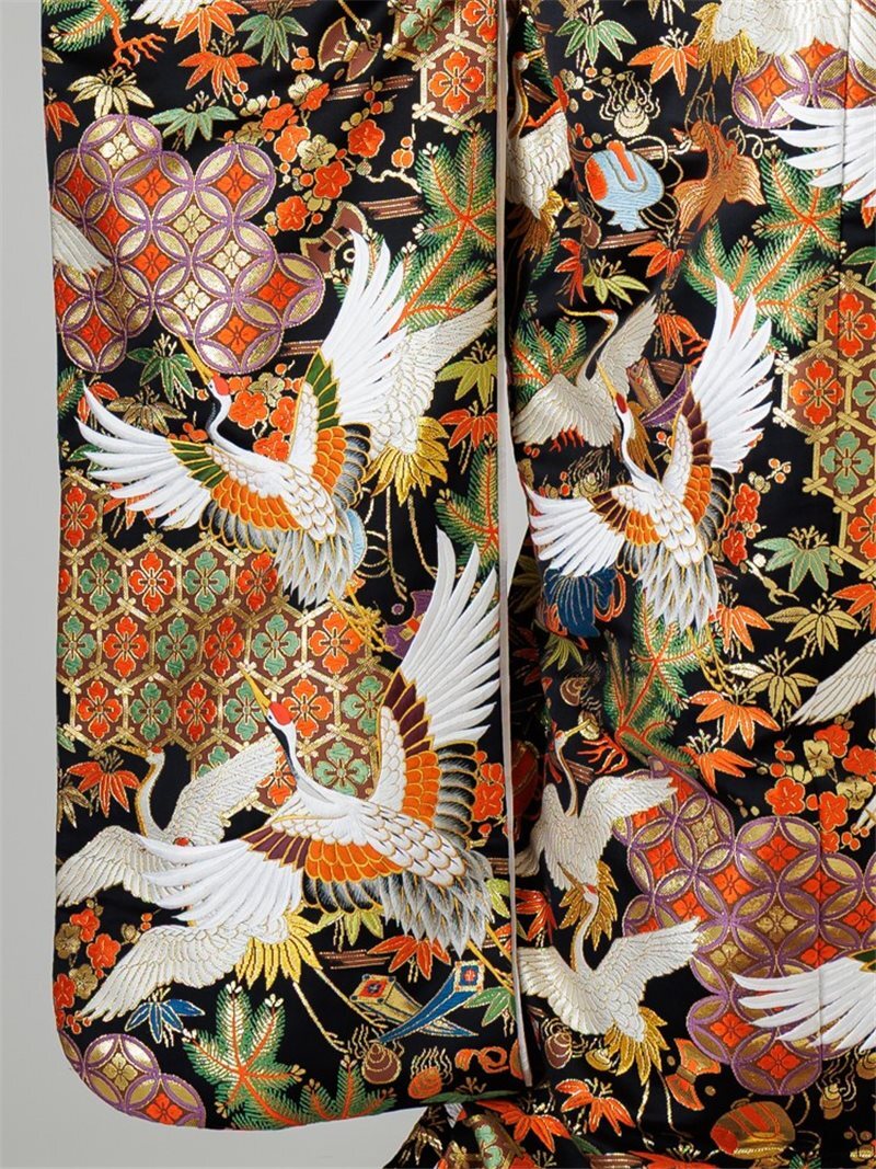 UD-松鶴の花(黒) 