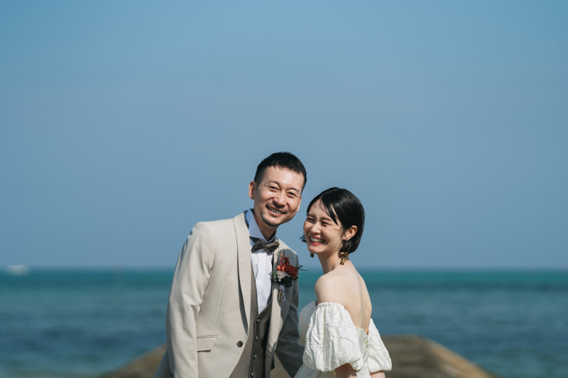 爽やかな水平線ショット