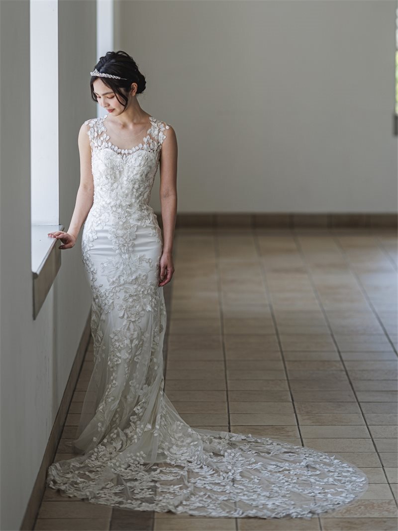 小さな結婚式 沖縄イル・ド・レ店_ウエディングドレスが豊富