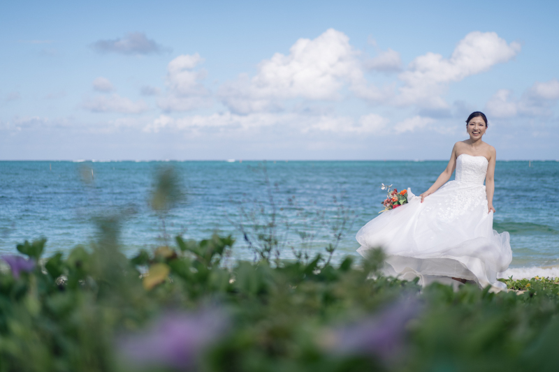 穴場のビーチでゆったり撮影