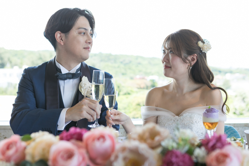 末永い幸せを願って乾杯♡