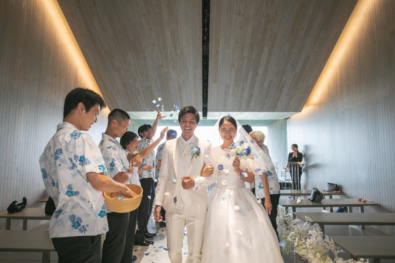 小さな結婚式 沖縄イル・ド・レ店_結婚式場で撮影できる