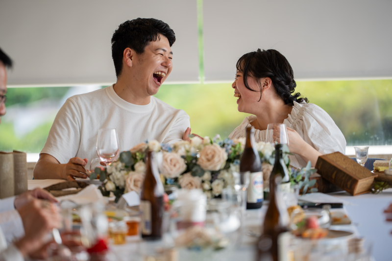 小さな結婚式 沖縄イル・ド・レ店_会食ができる
