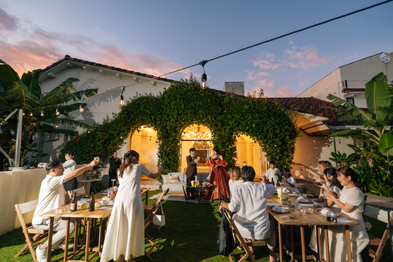 お好きな会食プランでカジュアルウェディング