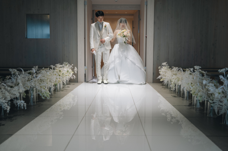 小さな結婚式 沖縄イル・ド・レ店_結婚式場で撮影できる