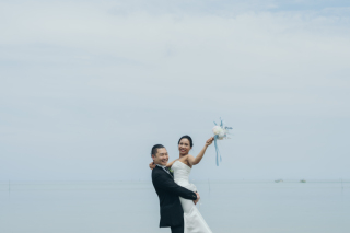 小さな結婚式 沖縄イル・ド・レ店_ロケーション撮影