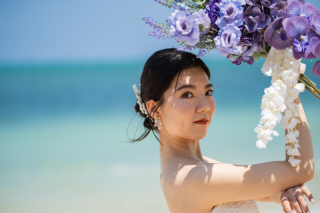 小さな結婚式 沖縄イル・ド・レ店_ロケーション撮影