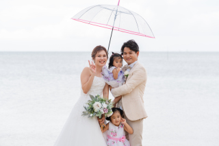 小さな結婚式 沖縄イル・ド・レ店_ロケーション撮影