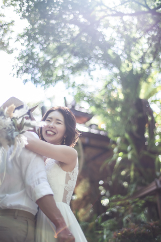 小さな結婚式 沖縄イル・ド・レ店_ロケーション撮影