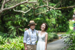 小さな結婚式 沖縄イル・ド・レ店_ロケーション撮影