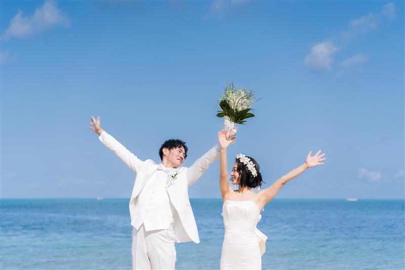 【チャペル&ビーチ撮影プラン】150カットデータ付プラン