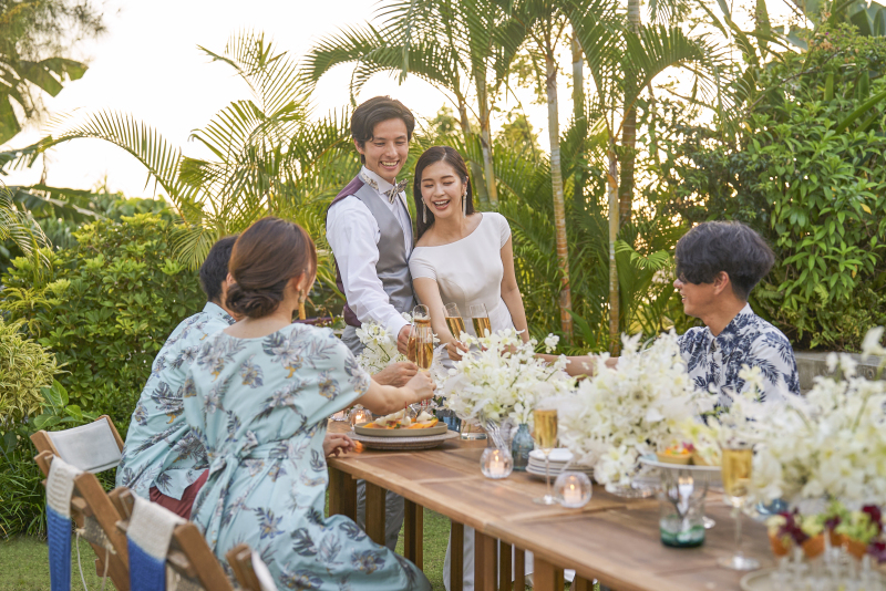 【結婚報告・年賀状にも◎】大切なご家族も一緒に撮影OK*