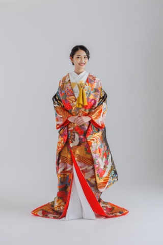 孔雀花扇