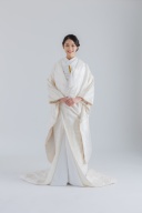 鶴花格子紋