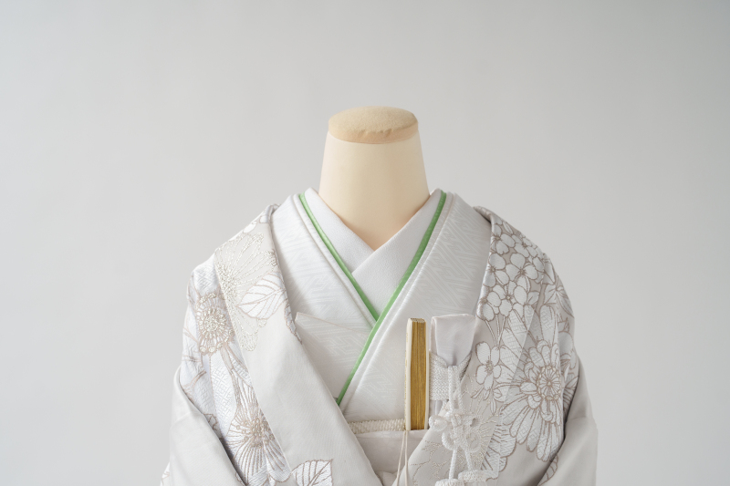 重ね衿 ライトグリーン