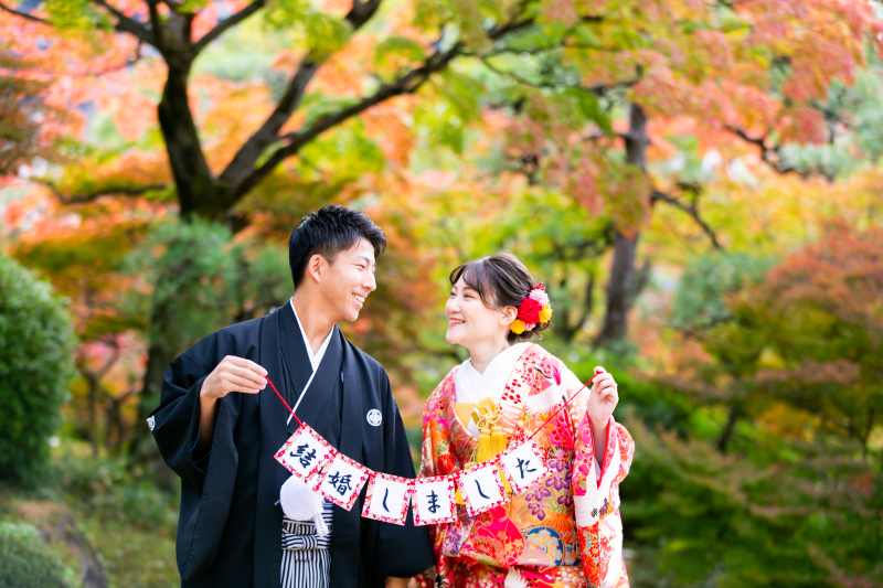 紅葉と。