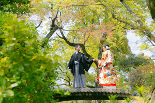 春の煌めきが溢れる♡都心のオアシス和婚♪