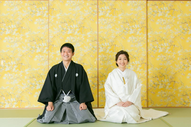 和室と和装。
