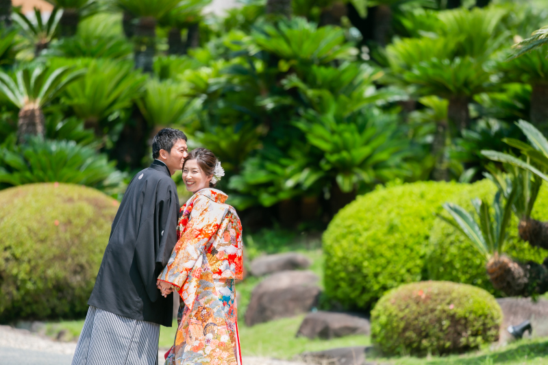 おでこにキス。